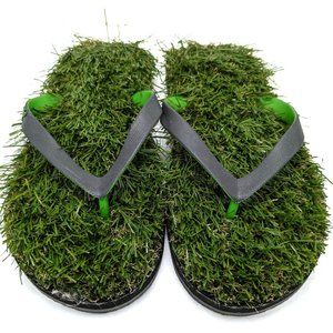 Fake grass Flip flop